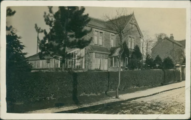 Large Detached House & Street Unknown Location Real Photo