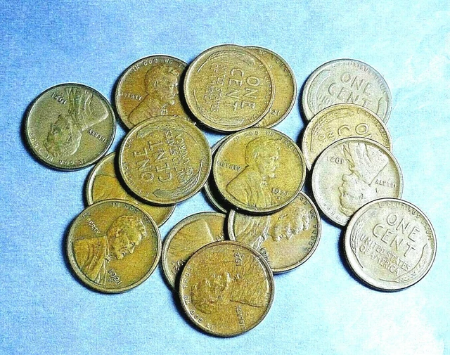 1 (One) 1921-S Lincoln Cent Wheat Penny "Vg To F" Or Better Circulated Buy-It!!