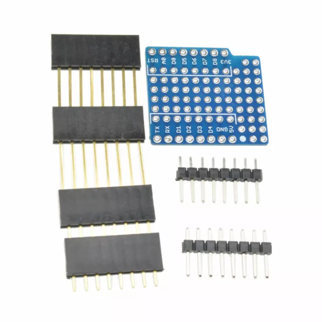 ProtoBoard Shield WeMos D1 Double Sided perf Board Compatible ATF