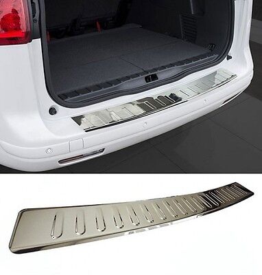 VW EUROVAN T4 Rear Bumper Stainless Steel Protector Guard Trim Cover Chrome 92-.