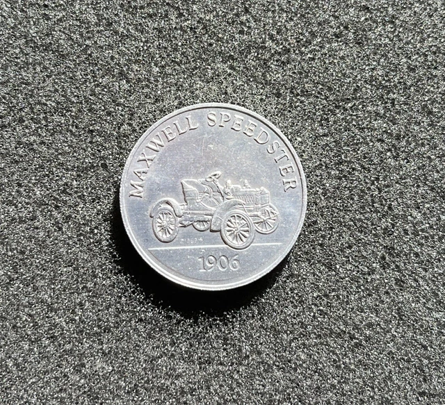 1906 MAXWELL SPEEDSTER 1969 Sunoco Antique Car Coin Series 2 DX $1.75