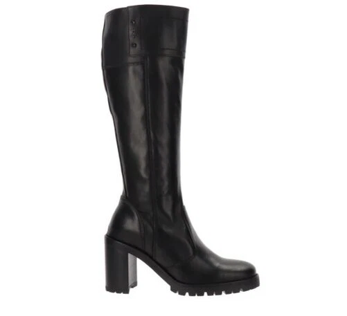 NeroGiardini Chaussures I308982D Bottes Femme en Cuir Fermeture à Glissière