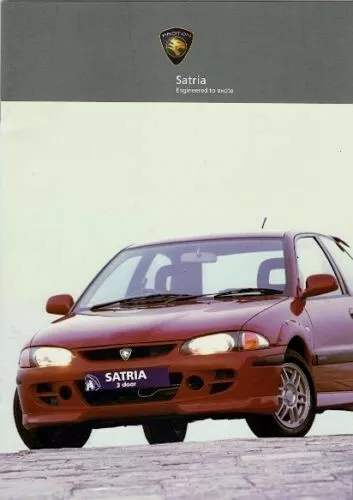 Proton Satria & Wira 2003-04 UK Market Sales Brochure Li LXi Lux EXi Sport