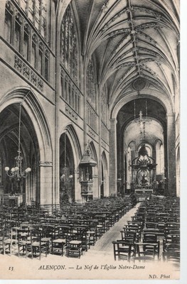 61 L'Eglise Notre-Dame CPA ALENÇON 