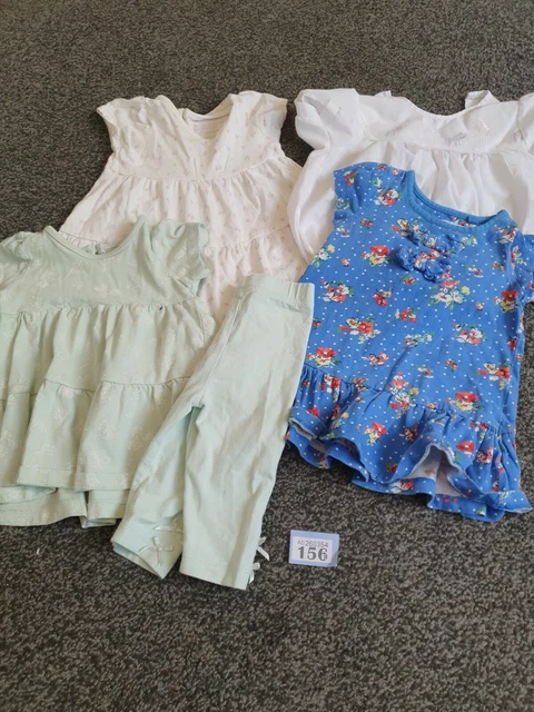Baby Girls 3-6 Months Mixed Clothes Bundle (B156)