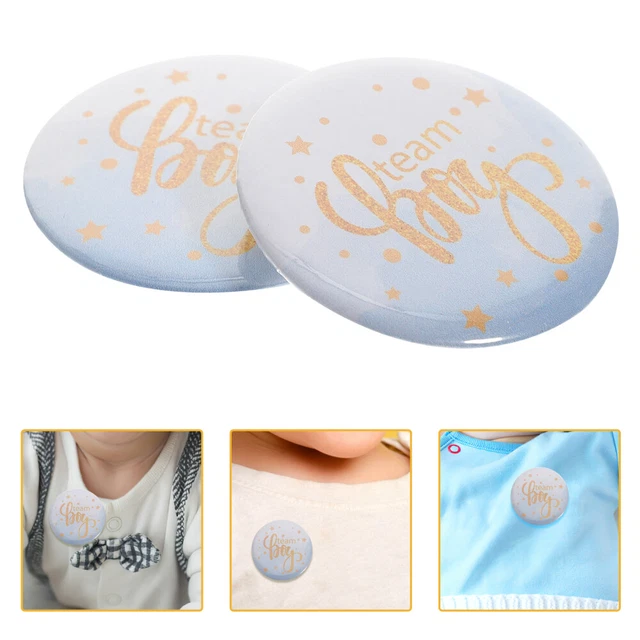 50 pz distintivo rivelazione sesso festa bambino - decorazioni distintivo festa