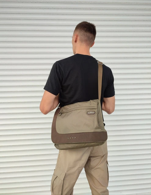 Tumi T-tech Ballistic Nylon Messenger Laptop Shoulder Bag Model 5114MSS Sage