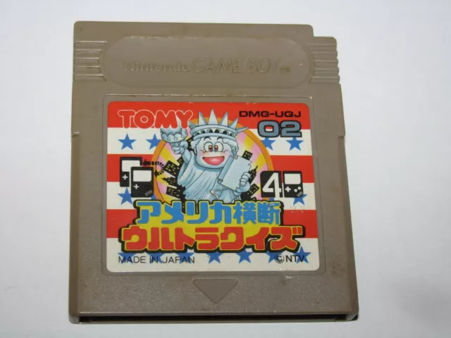 America Oudan Ultra Quiz Game Boy GB Japan import US Seller