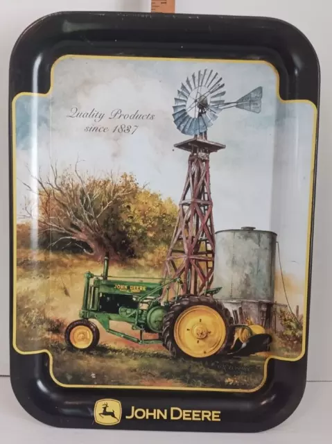 2000 John Deere Licensed Metal Tray - Breakin' The Windmill