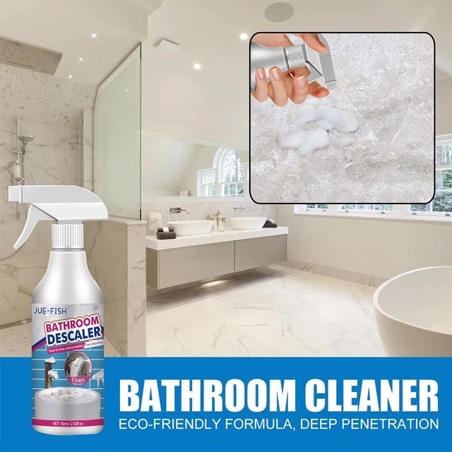 BATHROOM FOAM CLEANER Spray Powerful Descaling Cleaning for Bathtub