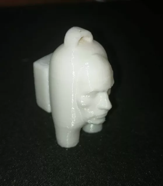 CIONDOLO PORTACHIAVI keychain The Rock-Dwayne Johnson AMONG US 3D PRINTED White