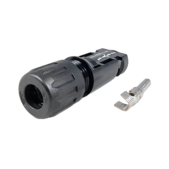 Conector MC4 con contacto de enchufe para cable solar módulos fotovoltaicos