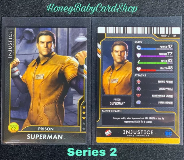 Injustice Arcade GEM MINT Series 2 Card 89 Prison Superman