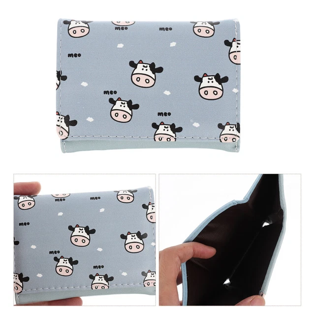 Portefeuille Double Pliage Enfant Avec Motif Animé - Cuir PU, 11.5x9.5x2 Cm, Cadeau Idéal Pour Garçons Et Fans De Jeux Vidéo - 11