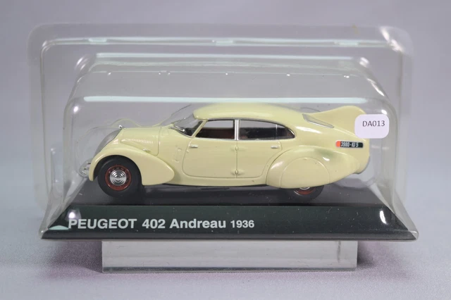 Voiture Miniature Peugeot 202 1938 - Norev échelle 1/43 - Modèle Collection En Métal - Occasion Avec Léger Défaut
