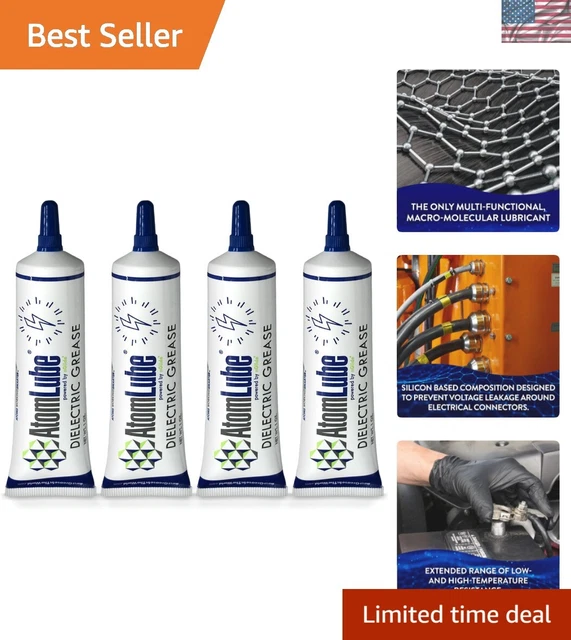 HIGH TEMP DIELECTRIC Grease Waterproof 4 Pack 1oz Tube Electrical