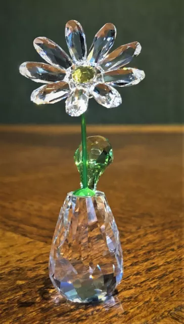 Original Swarovski Crystal 3" Daisy Flower Dreams Collection