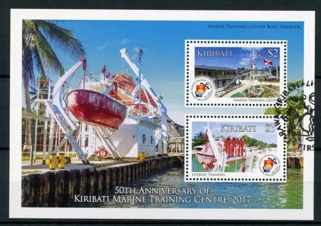 Kiribati 2017 CTO Marine Training Centre 50th Anniv 2v M/S Boats Ships Stamps