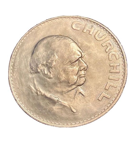 Sir Winston Churchill1965 Commemorative Crown Coin - Queen Elizabeth 11