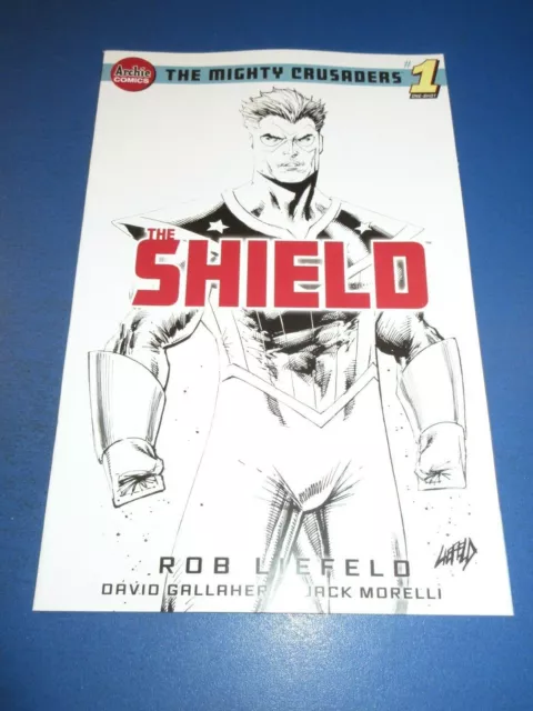 Mighty Crusaders Shield #1 Mack Variant NM Gem Archie