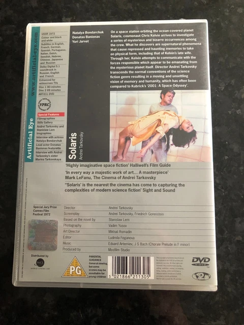 Rare  2 Dvd  " Solaris   "  Andrei Tarkovsky 2