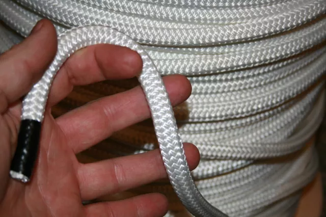 140 feet NEW 7/16" Double Braid Rope 6300Lbs BREAKING STRENGTH NEW stock 3