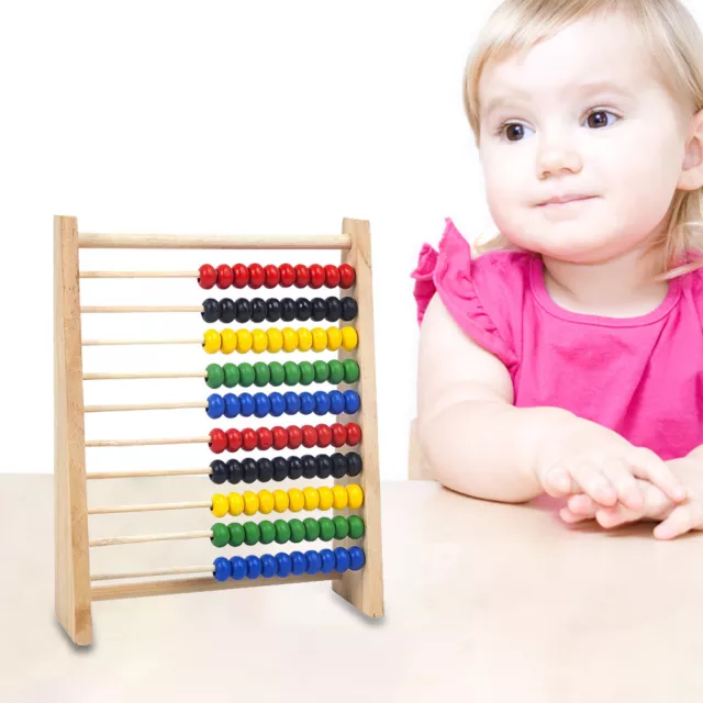 Bead Counting Kid Toy Abacus Toys Counting Frames Toy for 3-6 Years Old Toddlers