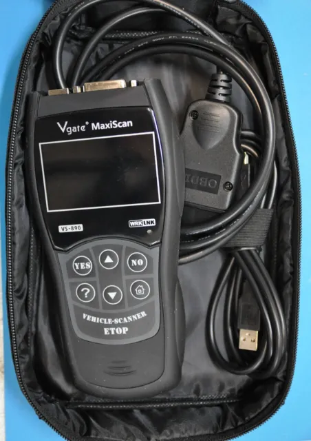 Scanner OBD II Vgatescan VS-890 Diagnostic Tool CAN-BUS Fault Car Code Reader