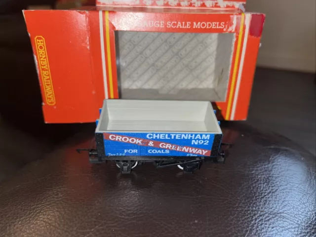 Hornby Model Railways Oo Gauge Crook & Greenway Cheltenham 5 Plank Wagon No.2