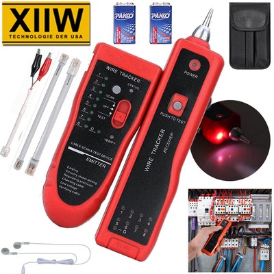 RJ11 linea FINDER CHIARI contrassegni ampio uso accurato tester del Cavo telefonico in plastica 