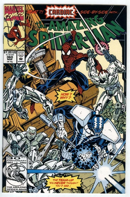 Amazing Spider-Man #360 March 1992 1st Cameo Appearance of Carnage NM Cardiac