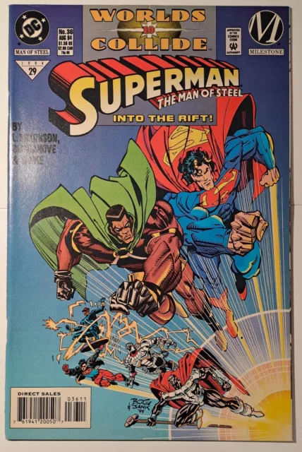 Superman - The Man of Steel (Vol. 1) #36 - Worlds Collide Crossover - US DC