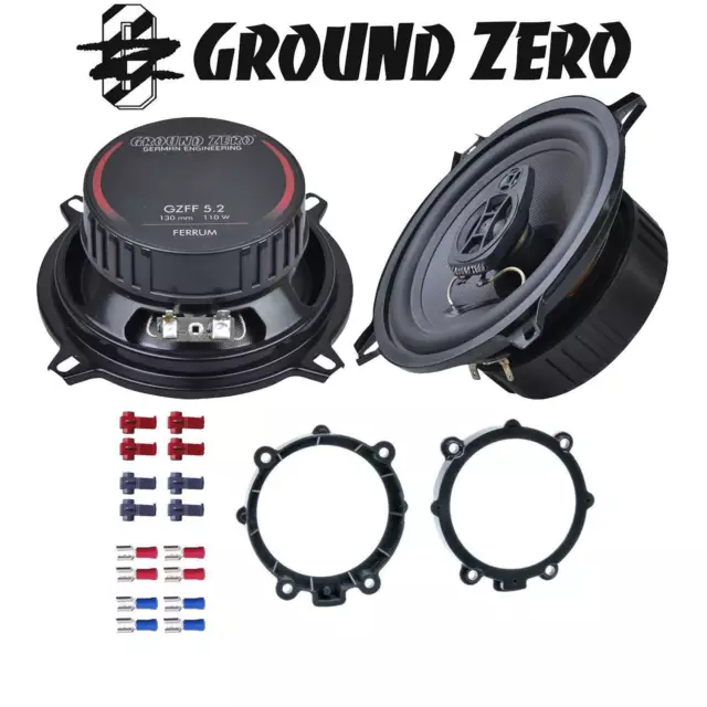 Ground Zero Auto Lautsprecher Boxen 13cm 130mm Koaxial für Mercedes Viano W639