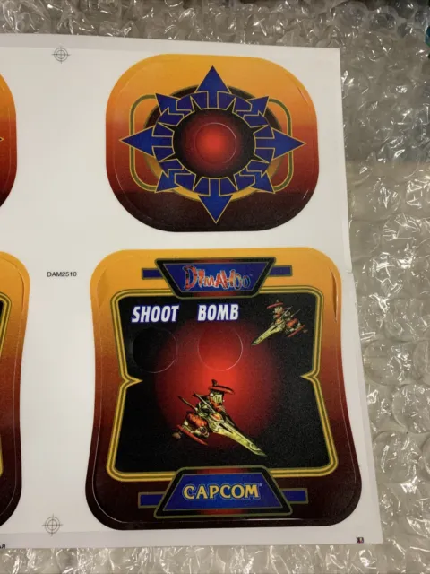 ORIGINAL Capcom Cps Dimahoo Set NOS STICKER arcade video game part Fnz 2