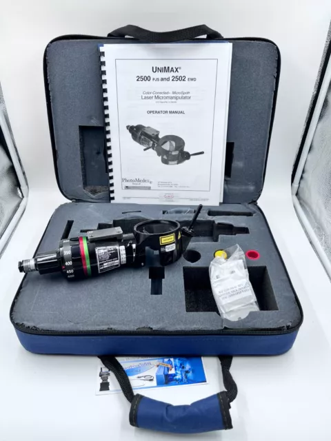 SLT UniMax 2502 EWD Micromanipulator LASER APERTURE attachment YAG