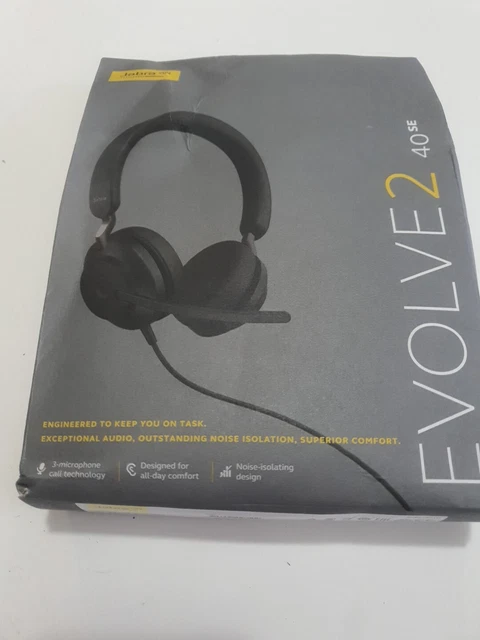 Jabra Evolve2 40 SE Headset Wired Head-band USB Type-A Black