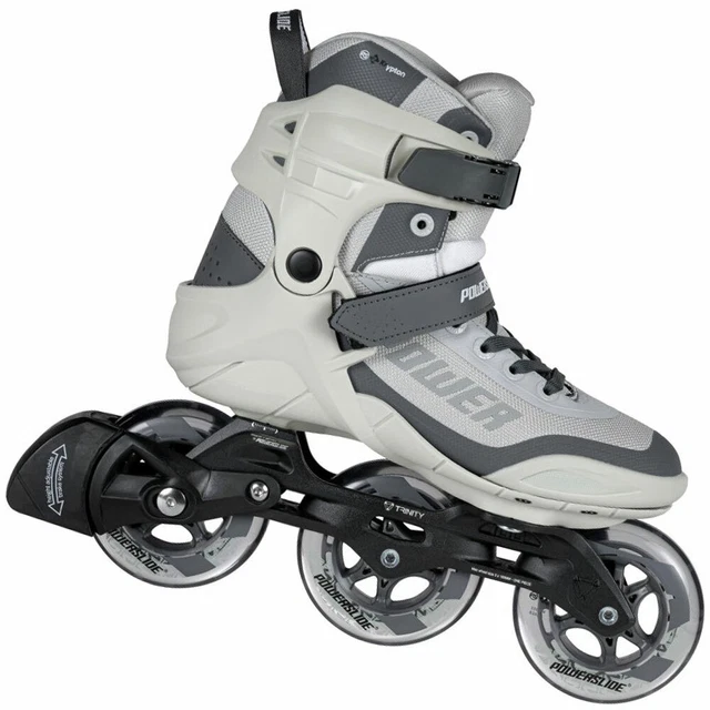Powerslide Phuzion Krypton - Patins à Roues Alignées Fitness, Gris, Unisexes, Pour Le Skate Loisir