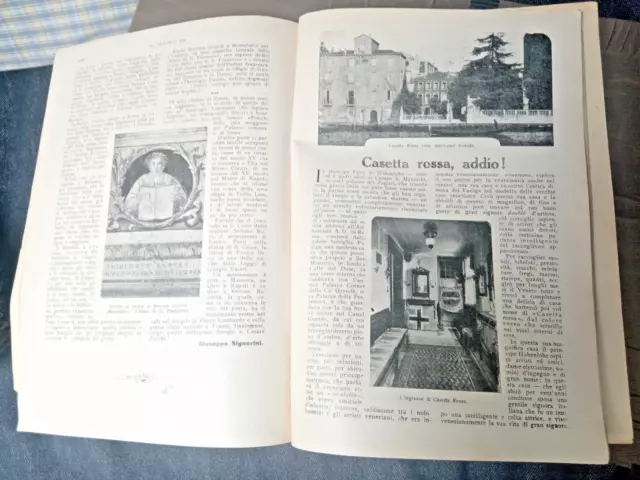 GABRIELE D'ANNUNZIO Casetta rossa addio -Venezia -- su rivista originale 1920