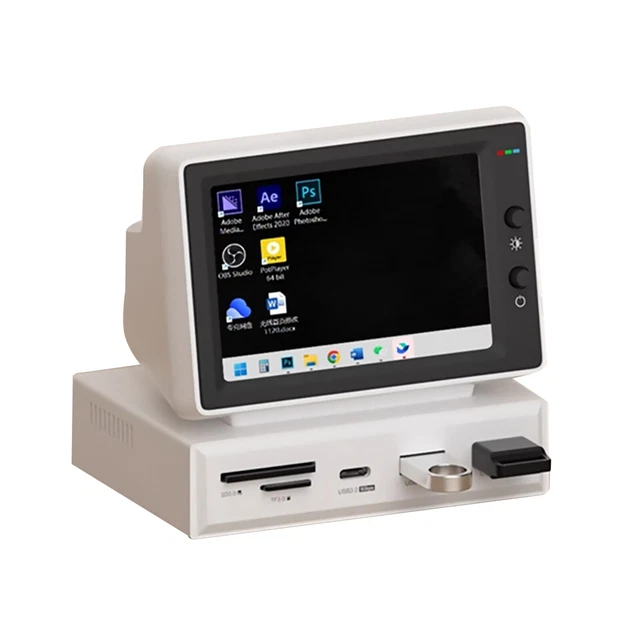 Mini Ecran Usb MINI ORDINATEUR ÉCRAN secondaire écran LCD moniteur USB 3.0 ...