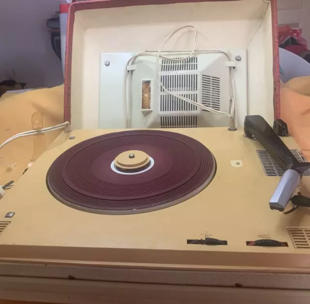🎬 Fonovaligia Giradischi Vintage Philips AG4756W a valvole. Anno di produz.1962