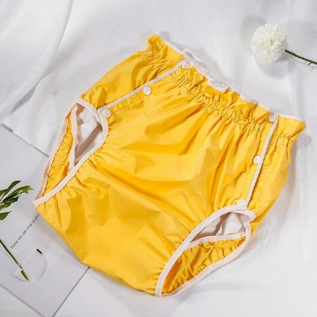 Adult Diaper Incontinence Pants Baby Cover Urine Absorption XS/S/M/L/XL/XXL PUL