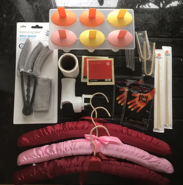 Assorted Household-Kitchen/Stationery/Clothing Accessories. More Items On Pic 2