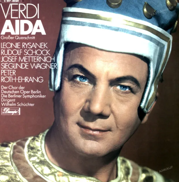 Giuseppe Verdi - Aida - Großer Querschnitt LP (VG/VG) .