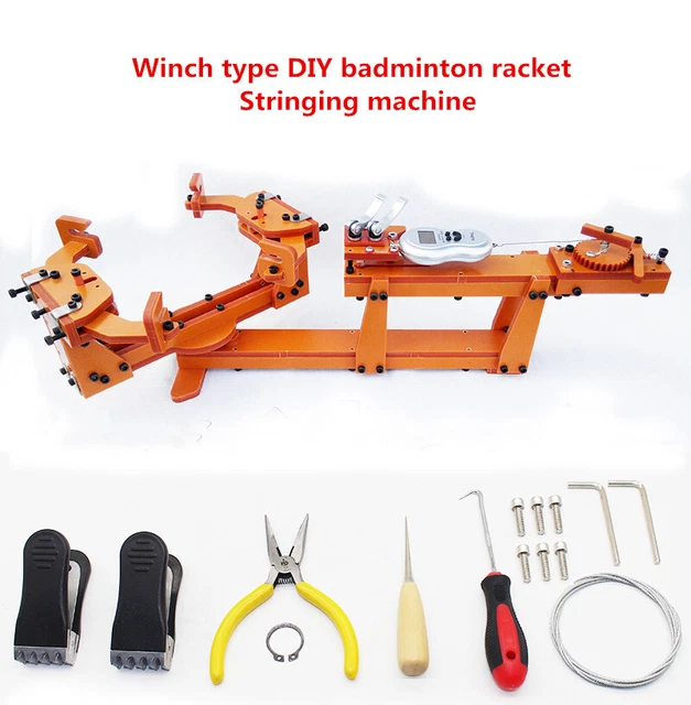 WINCH TYPE PERSONAL DIY Badminton Stringing Threading Machine 60LB new ...