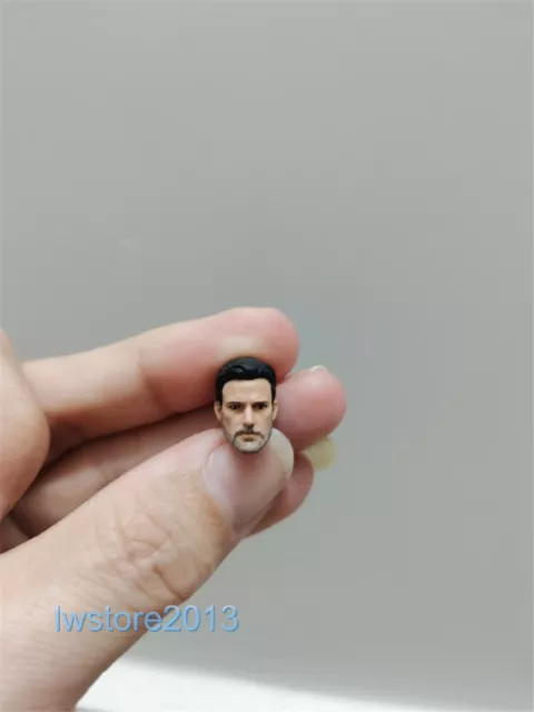 1/18 Ben Affleck Batman Head Sculpt Carved For 3.75" Male Action Figure Body Toy
