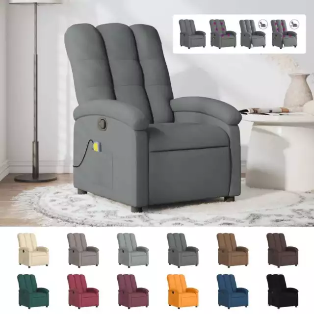 Fauteuil Inclinable Chaise de Relaxation Siège de Salon Maison Tissu