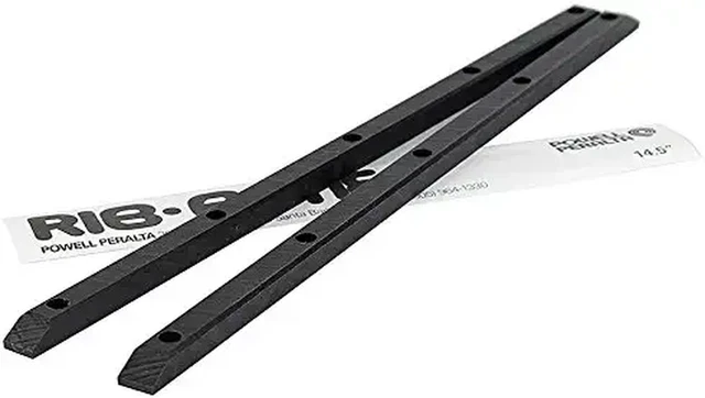 Set Of 2 Black Color Powell Peralta Rib Bones Rails Skateboard Hardware