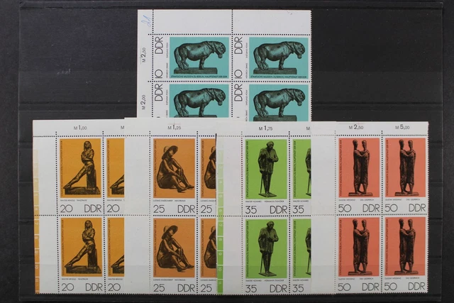 DDR, MiNr. 2141-2145, Viererblöcke, Ecken links oben, postfrisch / MNH - 661027
