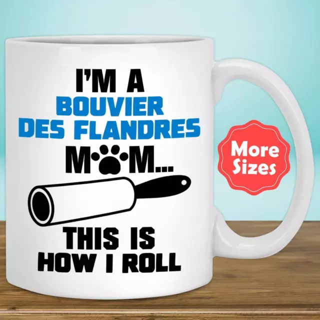 Funny Bouvier Des Flandres Gifts Mug Coffee Cup Dog Mom Owner Lover Mama