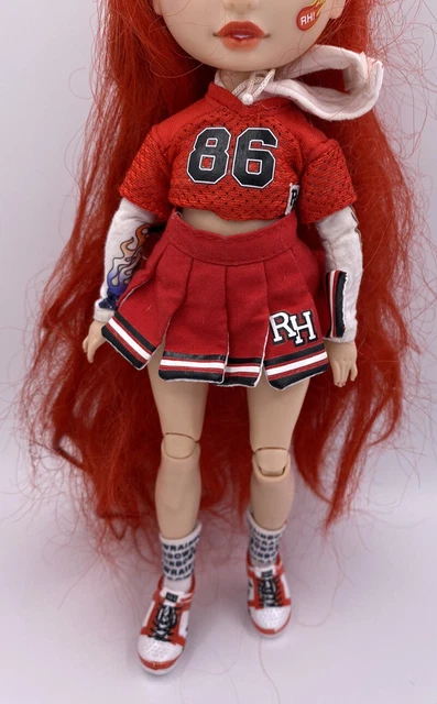 High Color Red Anderson MGA ENTERTAINMENT RAINBOW High Ruby Anderson Cheer Series Red Hair Doll ...